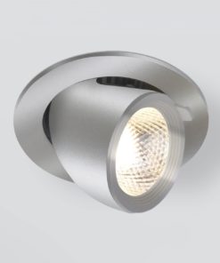 Встраиваемый светодиодный светильник Elektrostandard 9918 LED 9W 4200K серебро a052457