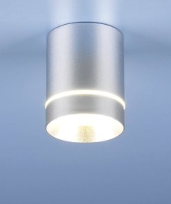 Потолочный светодиодный светильник Elektrostandard DLR021 9W 4200K хром матовый a037519