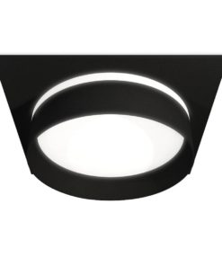 Комплект встраиваемого светильника Ambrella light XC8062020 SBK/FR черный песок/белый матовый GX53 (C8062, N8462)