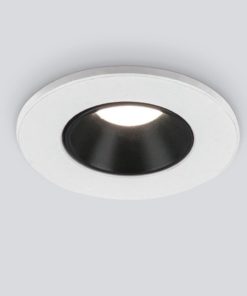 Встраиваемый светодиодный светильник Elektrostandard 25025/Led 3W 4200K WH/BK белый/черный a056778
