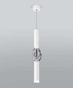 Подвесной светодиодный светильник Eurosvet Lance 50191/1 LED белый/хром