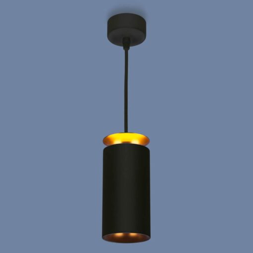 Подвесной светодиодный светильник Elektrostandard DLS021 9+4W 4200К черный матовый/золото a045504