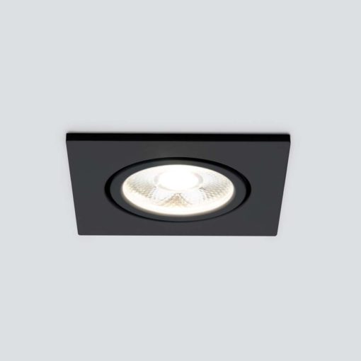 Встраиваемый светодиодный светильник Elektrostandard 15273/LED черный a056033