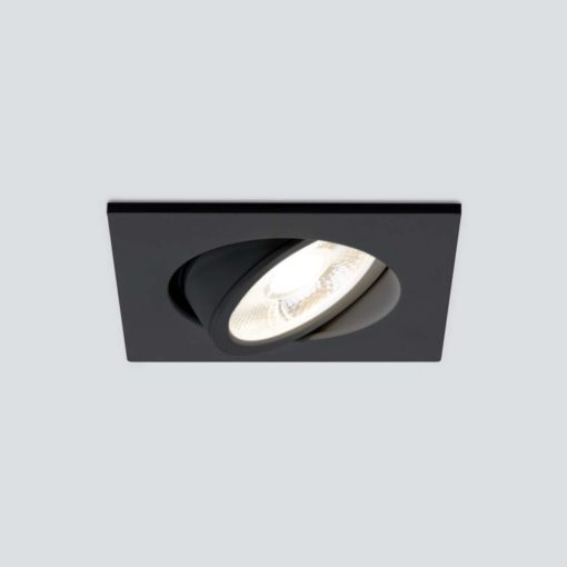 Встраиваемый светодиодный светильник Elektrostandard 15273/LED черный a056033
