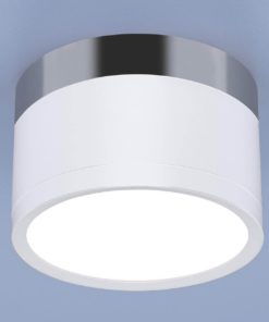 Потолочный светодиодный светильник Elektrostandard DLR029 10W 4200K белый матовый/хром a040666