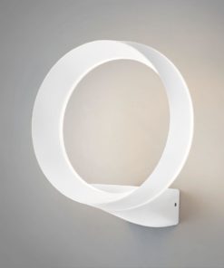 Уличный настенный светодиодный светильник Elektrostandard Ring 1710 Techno Led белый a054931