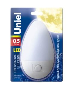 Настенный светодиодный светильник Uniel DTL-303-Овал/White/3LED/0,5W 02743