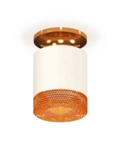 Комплект накладного светильника Ambrella light Techno Spot XS7401123 SWH/PYG/CF белый песок/золото желтое полированное/кофе (N7929, C7401, N7195)