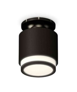Комплект накладного светильника Ambrella light Techno Spot XS7511063 SBK/PBK/FR черный песок/черный полированный/белый матовый (N7926, C7511, N7121)