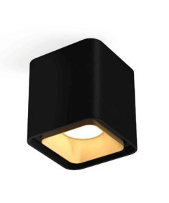 Комплект накладного светильника Ambrella light Techno Spot XS7841004 SBK/SGD черный песок/золото песок (C7841, N7704)