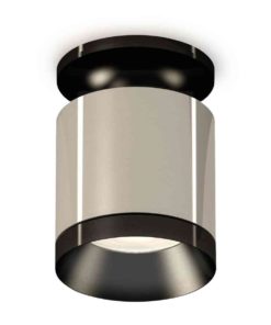 Комплект накладного светильника Ambrella light Techno Spot XS7405022 PSL/PBK серебро полированное/черный полированный (N7926, C7405, N7031)