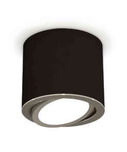 Комплект накладного светильника Ambrella light Techno Spot XS7402002 SBK/PSL черный песок/серебро полированное (C7402, N7003)
