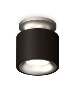 Комплект накладного светильника Ambrella light Techno Spot XS7511101 SBK/MCH черный песок/хром матовый (N7928, C7511, N7013)