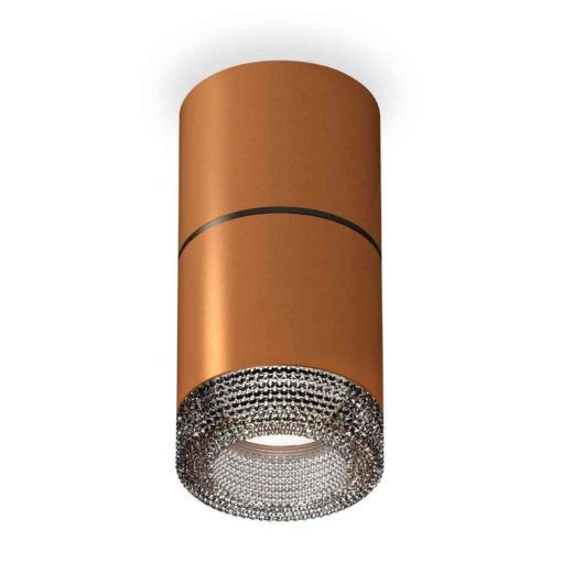 Комплект накладного светильника Ambrella light Techno Spot XS7404042 SCF/BK кофе песок/тонированный (C7404, A2071, C7404, N7192)