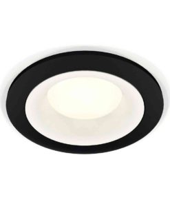 Комплект встраиваемого светильника Ambrella light Techno Spot XC7622001 SBK/SWH черный песок/белый песок (C7622, N7010)