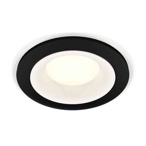 Комплект встраиваемого светильника Ambrella light Techno Spot XC7622001 SBK/SWH черный песок/белый песок (C7622, N7010)