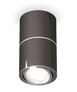 Комплект накладного светильника Ambrella light Techno Spot XS7403040 DCH/PSL черный хром/серебро полированное (C7403, A2070, C7403, N7003)
