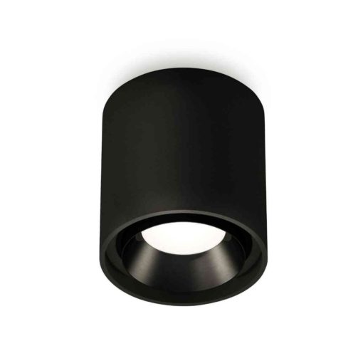 Комплект накладного светильника Ambrella light Techno Spot XS7723002 SBK/PBK черный песок/черный полированный (C7723, N7031)