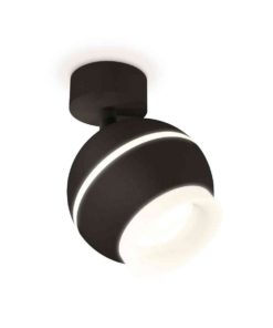 Комплект накладного светильника Ambrella light Techno Spot XM1102017 SBK/FR черный песок/белый матовый (A2210, C1102, N7165)