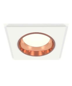 Комплект встраиваемого светильника Ambrella light Techno Spot XC6520005 SWH/PPG белый песок/золото розовое полированное (C6520, N6114)
