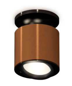 Комплект накладного светильника Ambrella light Techno Spot XS7404100 SCF/PBK кофе песок/черный полированный (N7926, C7404, N7002)