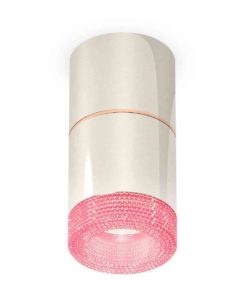 Комплект накладного светильника Ambrella light Techno Spot XS7405082 PSL/PI серебро полированное/розовый (C7405, A2073, C7405, N7193)