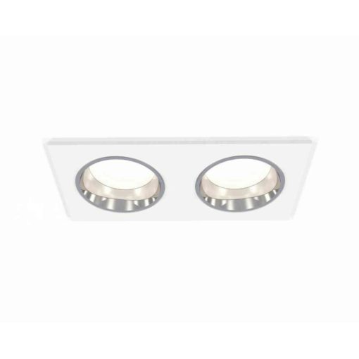 Комплект встраиваемого светильника Ambrella light Techno Spot XC6525003 SWH/PSL белый песок/серебро полированное (C6525, N6112)