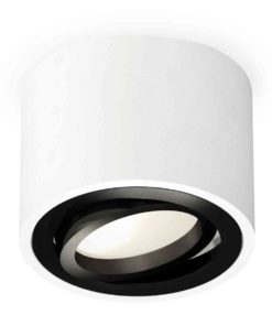Комплект накладного светильника Ambrella light Techno Spot XS7510002 SWH/PBK белый песок/черный полированный (C7510, N7002)
