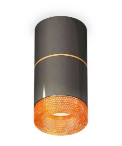 Комплект накладного светильника Ambrella light Techno Spot XS7403082 DCH/CF черный хром/кофе (C7403, A2072, C7403, N7195)