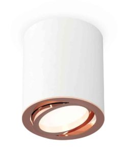 Комплект накладного светильника Ambrella light Techno Spot XS7421004 SWH/PPG белый песок/золото розовое полированное (C7421, N7005)