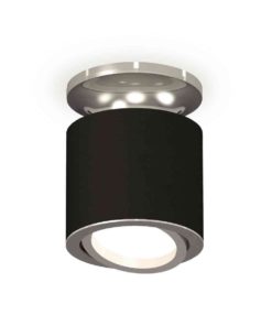 Комплект накладного светильника Ambrella light Techno Spot XS7402081 SBK/PSL черный песок/серебро полированное (N7927, C7402, N7003)