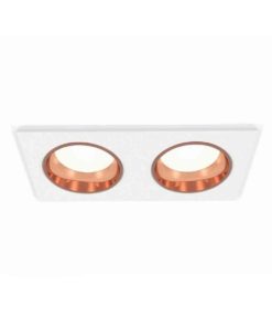 Комплект встраиваемого светильника Ambrella light Techno Spot XC6525005 SWH/PPG белый песок/золото розовое полированное (C6525, N6114)