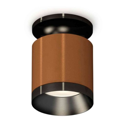 Комплект накладного светильника Ambrella light Techno Spot XS7404101 SCF/PBK кофе песок/черный полированный (N7926, C7404, N7031)