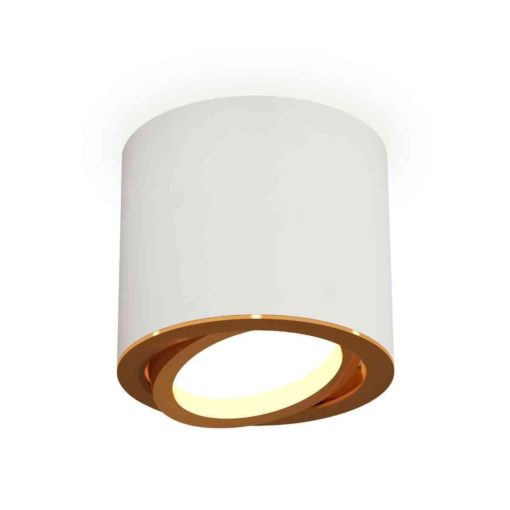 Комплект накладного светильника Ambrella light Techno Spot XS7401004 SWH/PYG белый песок/золото желтое полированное (C7401, N7004)