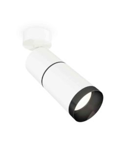 Комплект накладного светильника Ambrella light Techno Spot XM6312011 SWH/PBK белый песок/черный полированный (A2202, C6301, A2061, C6312, N6131)