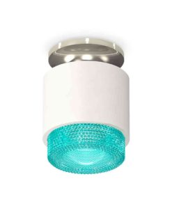 Комплект накладного светильника Ambrella light Techno Spot XS7510082 SWH/BL белый песок/голубой (N7927, C7510, N7194)