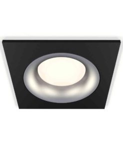 Комплект встраиваемого светильника Ambrella light Techno Spot XC7632004 SBK/MCH черный песок/хром матовый (C7632, N7013)