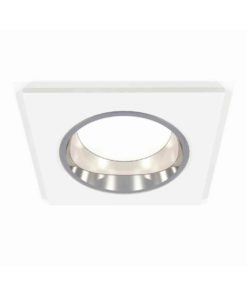 Комплект встраиваемого светильника Ambrella light Techno Spot XC6520003 SWH/PSL белый песок/серебро полированное (C6520, N6112)