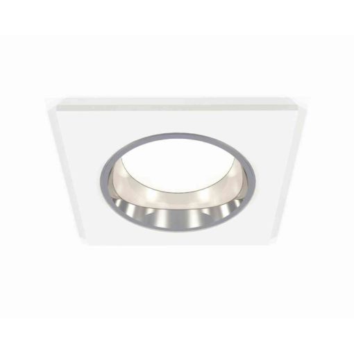 Комплект встраиваемого светильника Ambrella light Techno Spot XC6520003 SWH/PSL белый песок/серебро полированное (C6520, N6112)