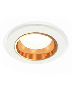 Комплект встраиваемого светильника Ambrella light Techno Spot XC6512004 SWH/PYG белый песок/золото желтое полированное (C6512, N6113)