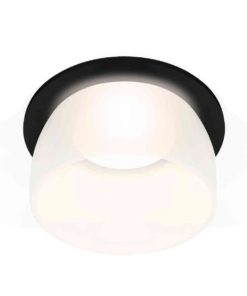 Комплект встраиваемого светильника Ambrella light Techno Spot XC7622047 SBK/FR черный песок/белый матовый (C7622, N7177)