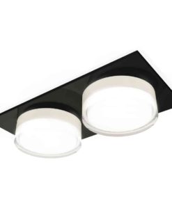 Комплект встраиваемого светильника Ambrella light Techno Spot XC7636043 SBK/FR/CL черный песок/белый матовый/прозрачный (C7636, N7160)