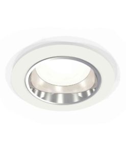 Комплект встраиваемого светильника Ambrella light Techno Spot XC6512003 SWH/PSL белый песок/серебро полированное (C6512, N6112)