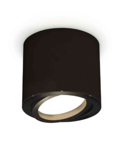 Комплект накладного светильника Ambrella light Techno Spot XS7402001 SBK/PBK черный песок/черный полированный (C7402, N7002)