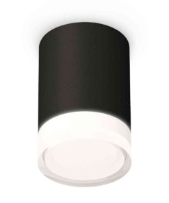 Комплект накладного светильника Ambrella light Techno Spot XS7422023 SBK/FR/CL черный песок/белый матовый/прозрачный (C7422, N7160)