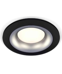 Комплект встраиваемого светильника Ambrella light Techno Spot XC7622004 SBK/MCH черный песок/хром матовый (C7622, N7013)
