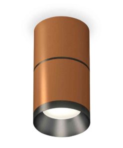 Комплект накладного светильника Ambrella light Techno Spot XS7404041 SCF/PBK кофе песок/черный полированное (C7404, A2071, C7404, N7031)