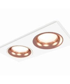 Комплект встраиваемого светильника Ambrella light Techno Spot XC7635006 SWH/PPG белый песок/золото розовое полированное (C7635, N7015)