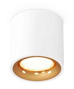 Комплект накладного светильника Ambrella light Techno Spot XS7531024 SWH/PYG белый песок/золото желтое полированное (C7531, N7014)