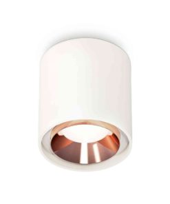 Комплект накладного светильника Ambrella light Techno Spot XS7722005 SWH/PPG белый песок/золото розовое полированное (C7722, N7035)